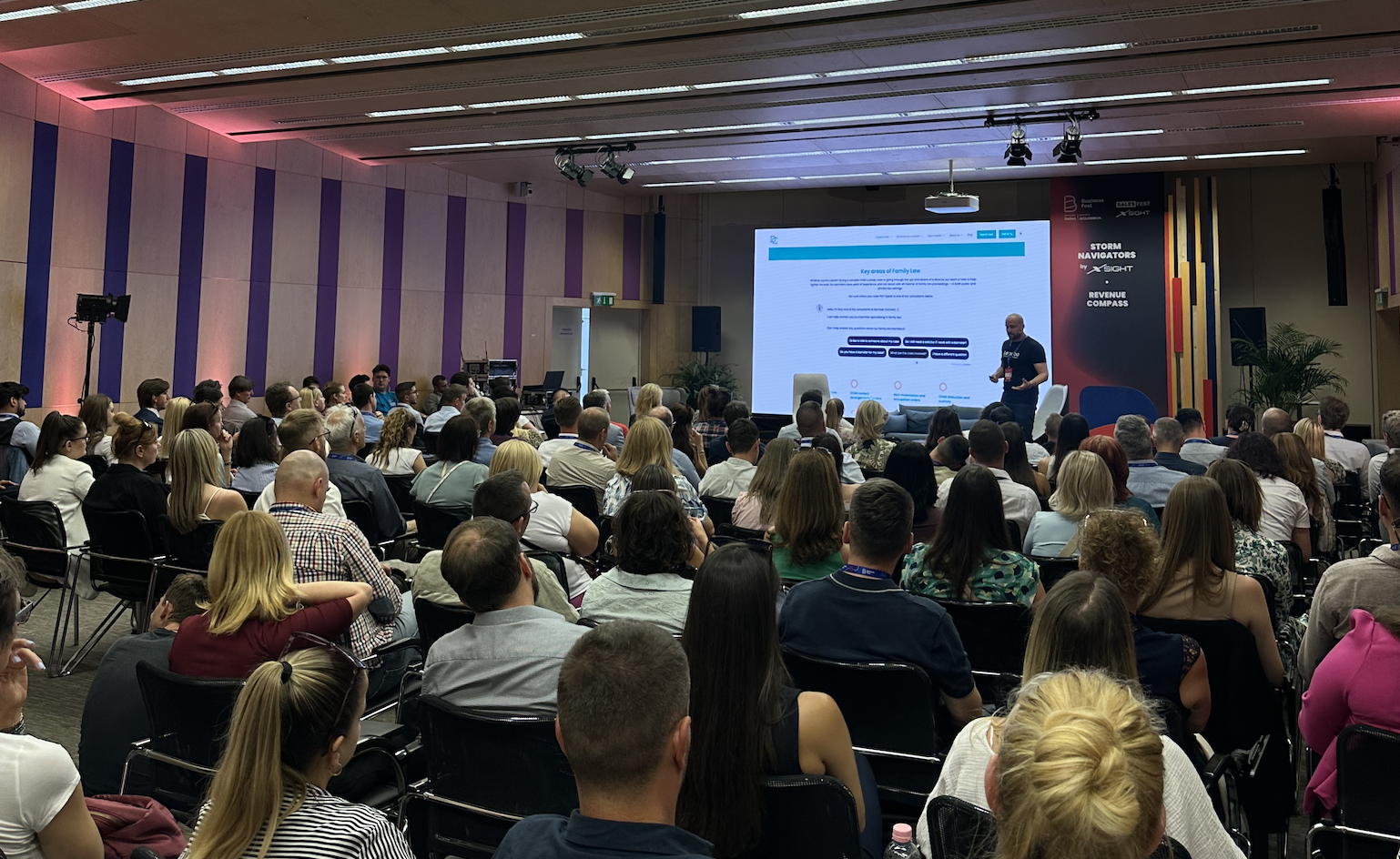 Attila Csak keynote talk at Business Fest